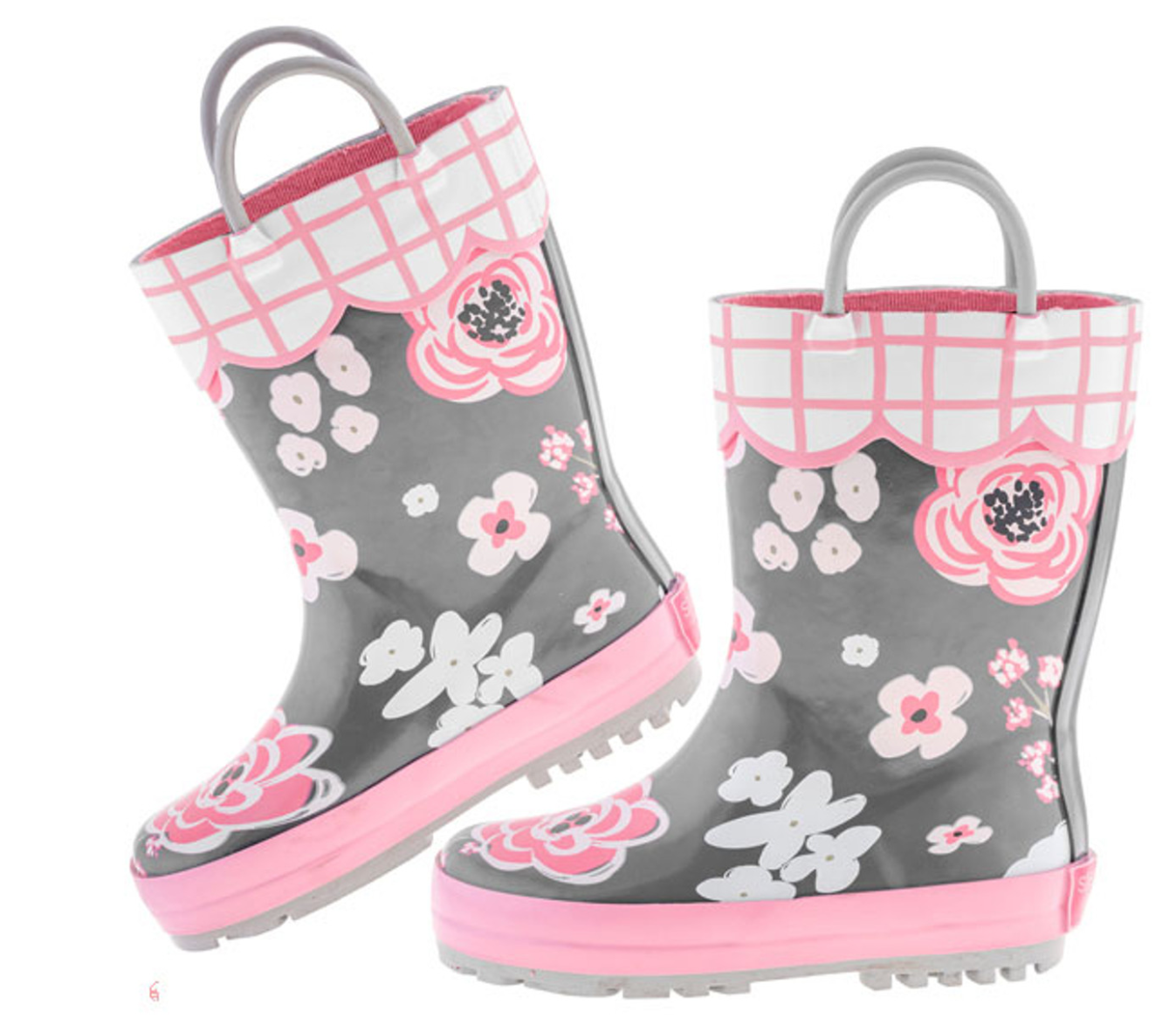Flower Printing Kids Rain Gear Set